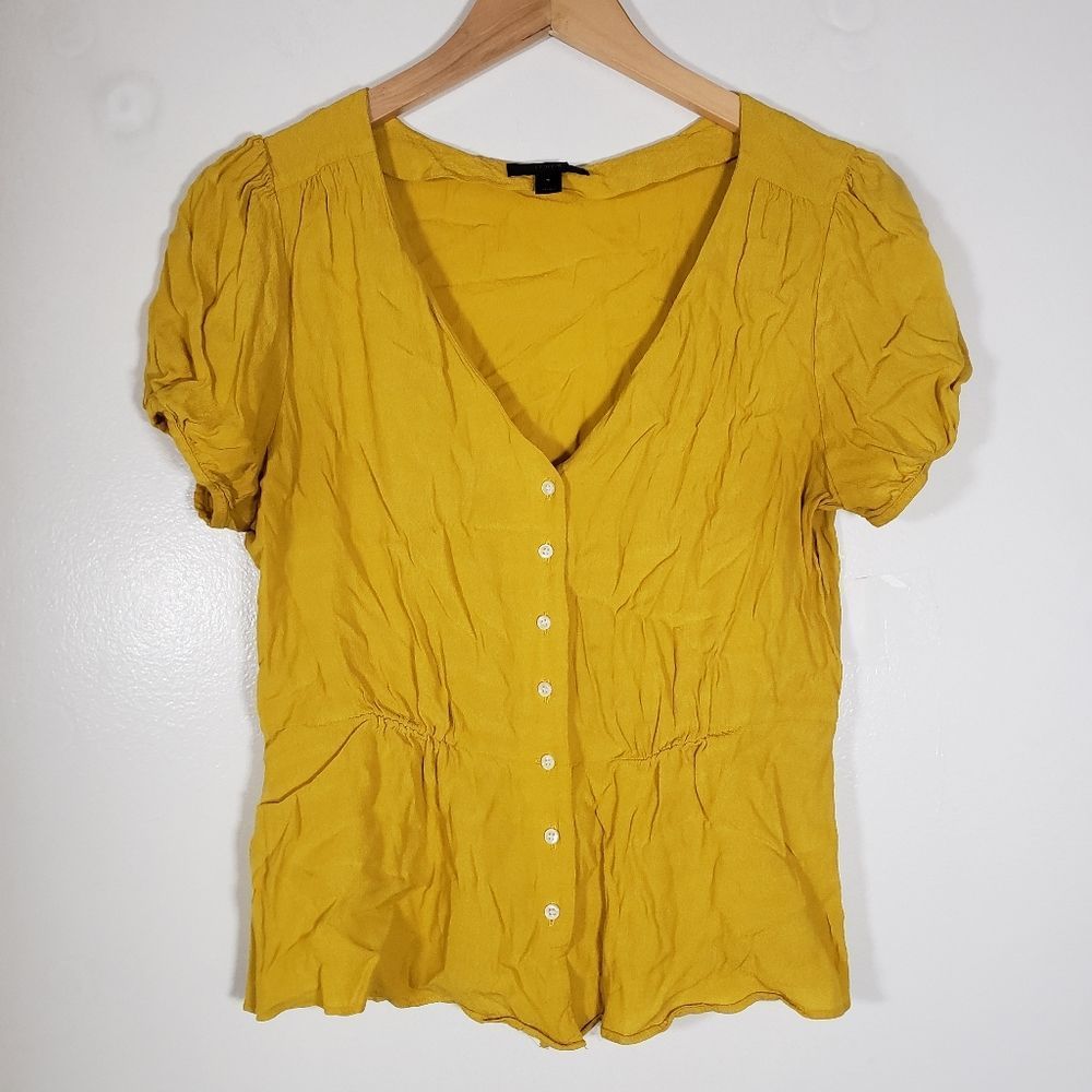 J. Crew Yellow Blouse